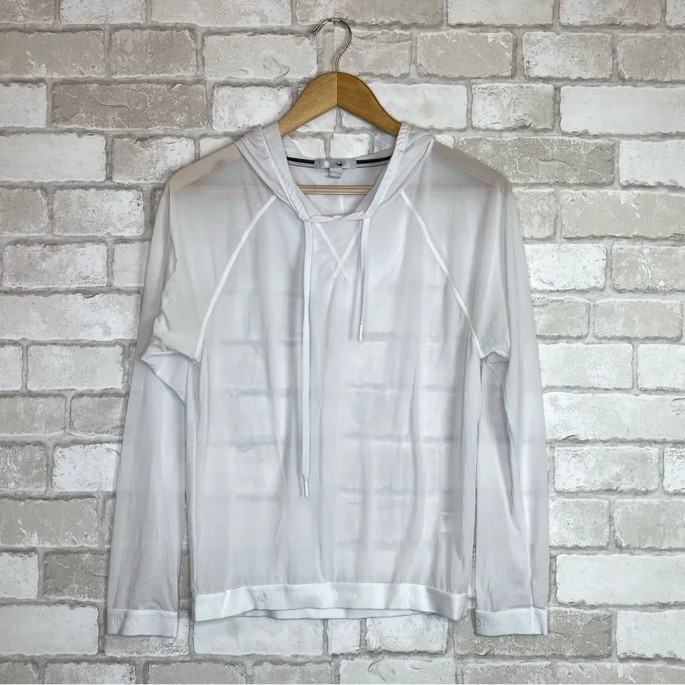 Zella Innovate Sheer Water Repellent Hoodie Size S